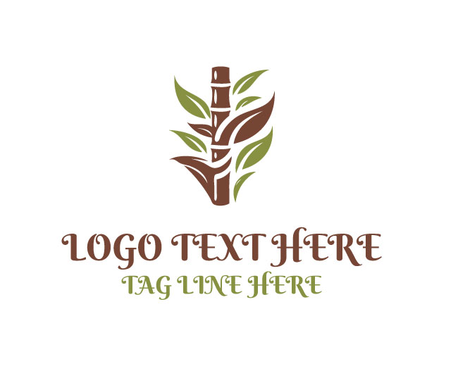 Bamboo Well Leaf Logo