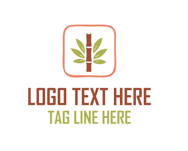 Bamboo Organic Nature Logo