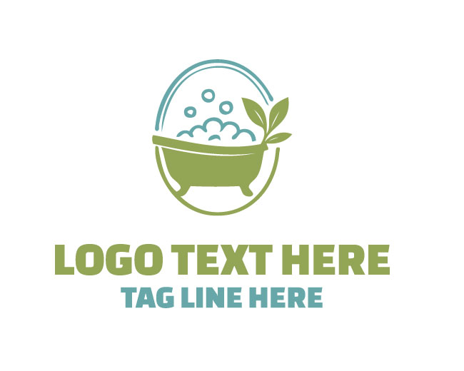 Home Bath Tub Logo logo template preview