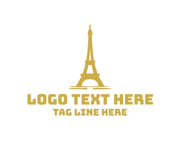 Eiffel Tower Travel Creative Design Logo