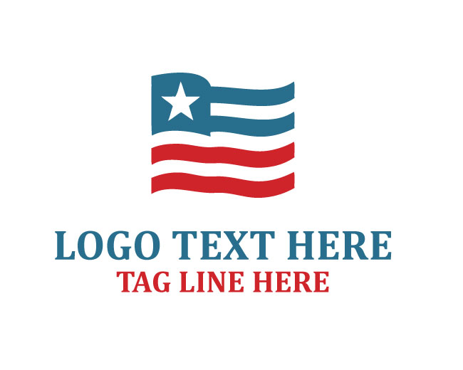 USA Liberty Flag Logo