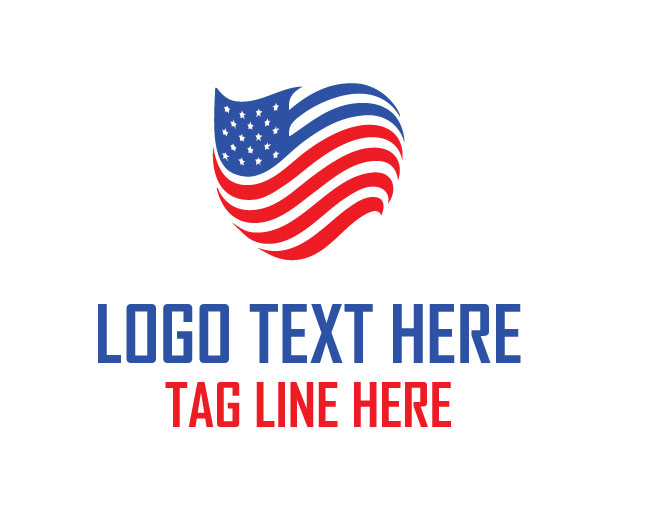 USA Unity Flag Logo