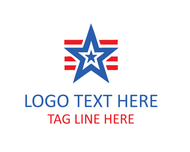 USA Honor Star Flag Logo