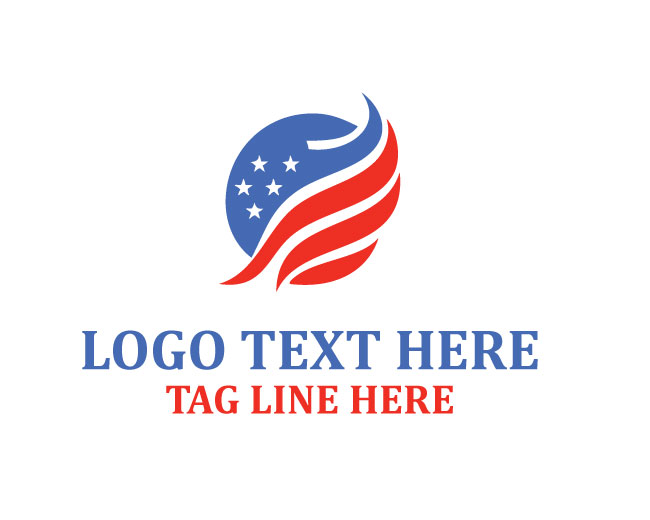 Simple USA Flag Logo