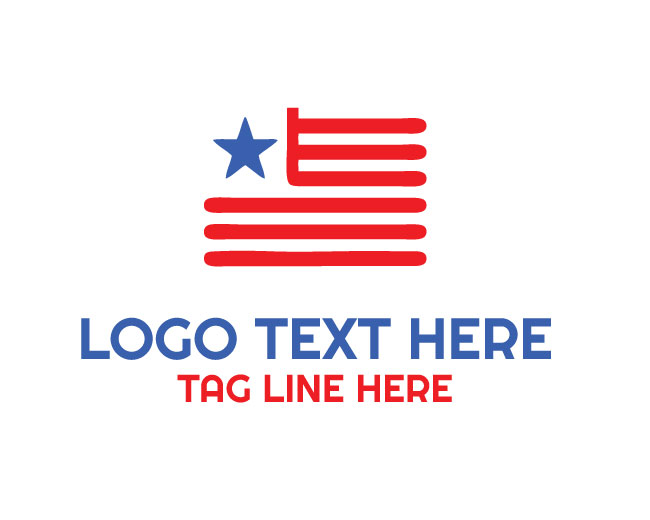 Clean USA Flag Logo