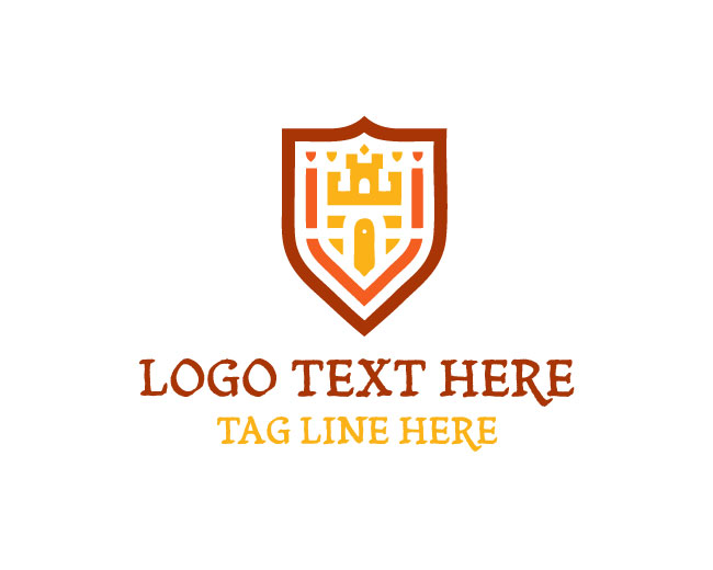 Castle Simple shield Logo