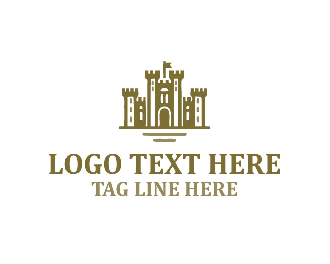 Castle Stronghold Design Logo