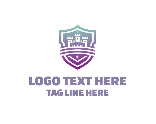 Castle Architecture Design Logo