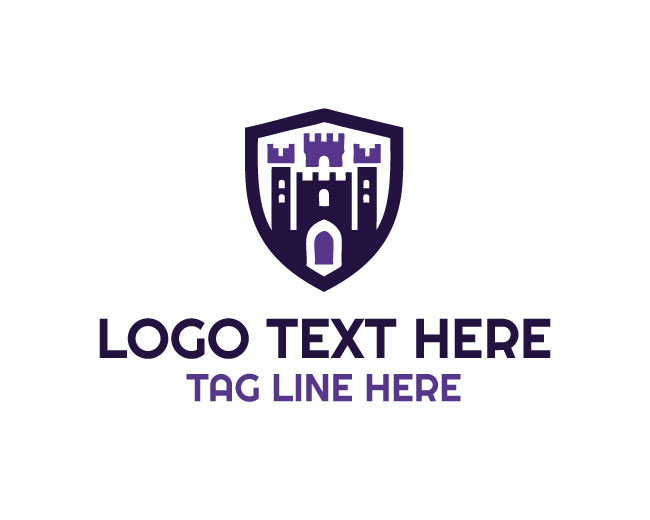 Castle Landmark Design Logo