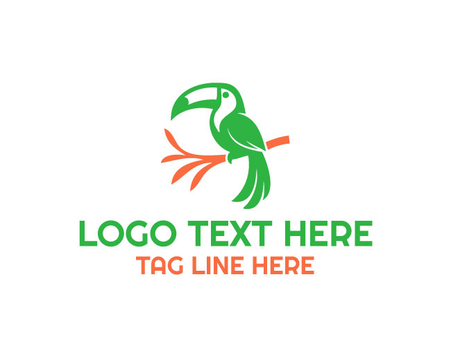 Toucan Minimal Style Logo