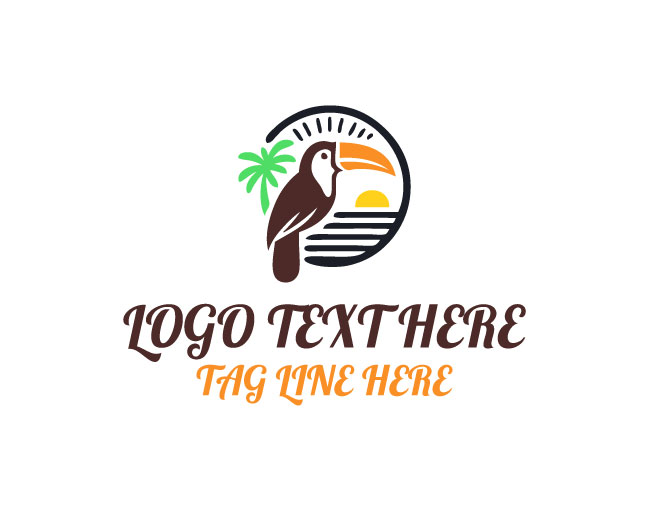 Toucan Clean Style Logo