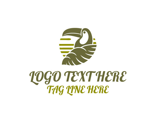 Toucan Orchid Logo