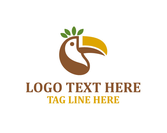 Toucan Jungle leaf Logo