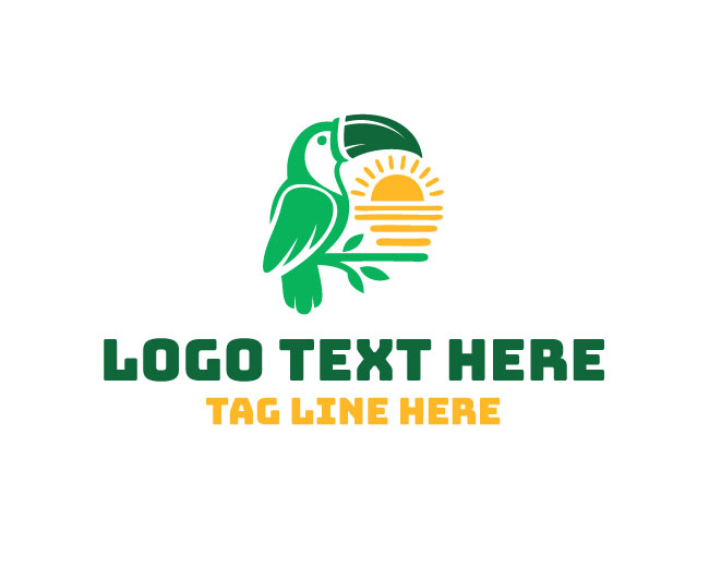 Toucan Eco leaf Logo