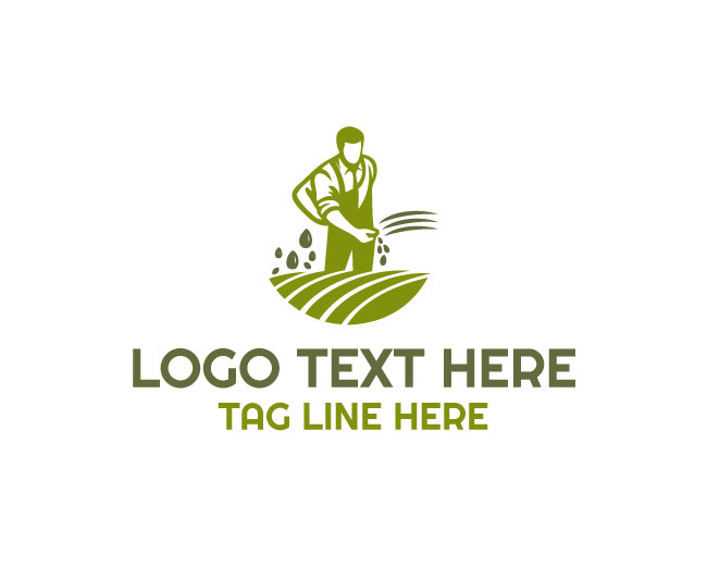 Planting Farmer Logo