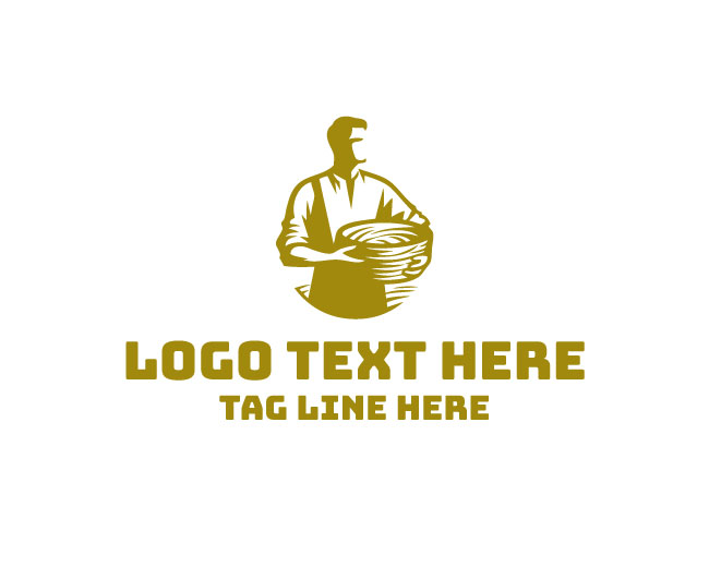 Seed Sower Farmer Agriculture Harvest Logo
