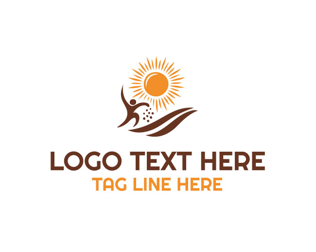Natural Farmer Sower Logo