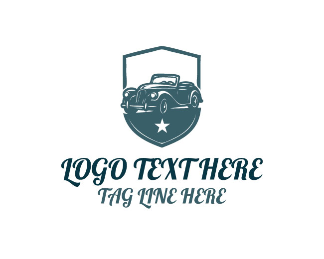 Vintage Car Retro Badge Logo