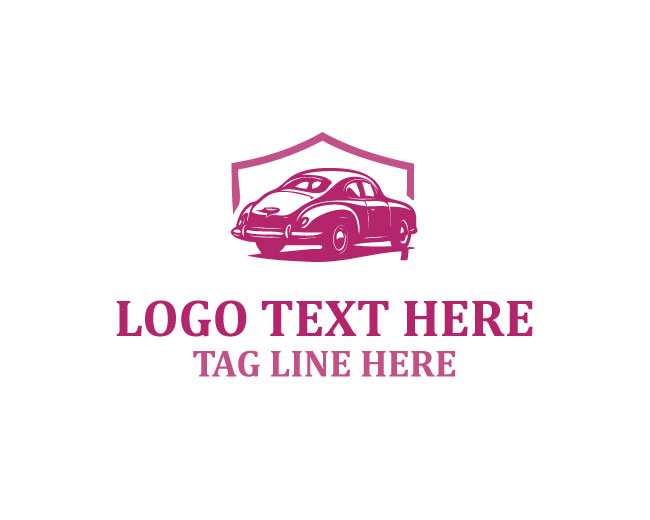 Vintage Car Repair Logo