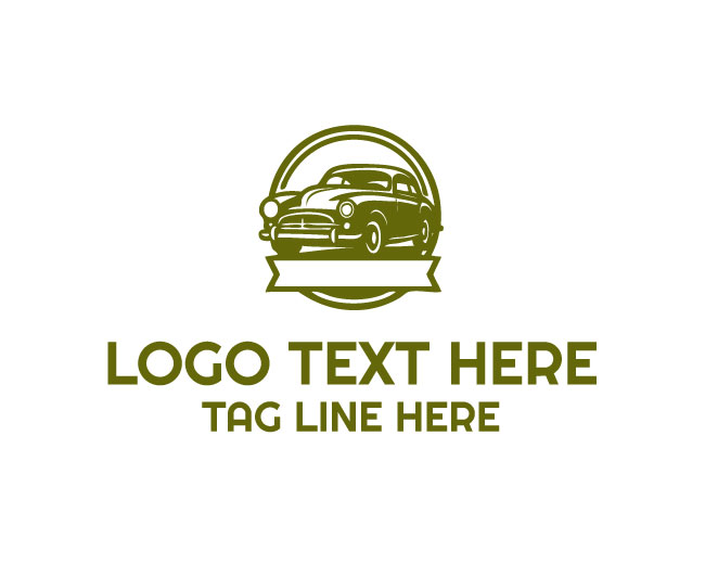 Vintage Car Premium Badge Logo