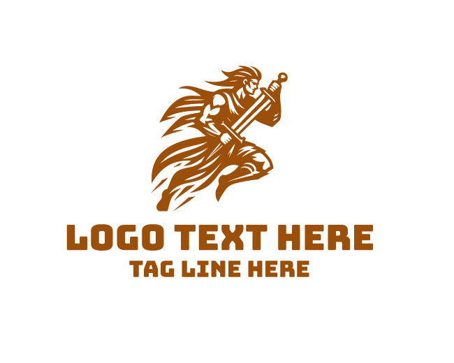  Ancient Warrior Battle Strength Logo