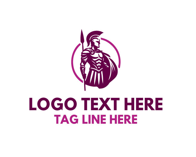 Ancient Warrior Battle Strength Logo
