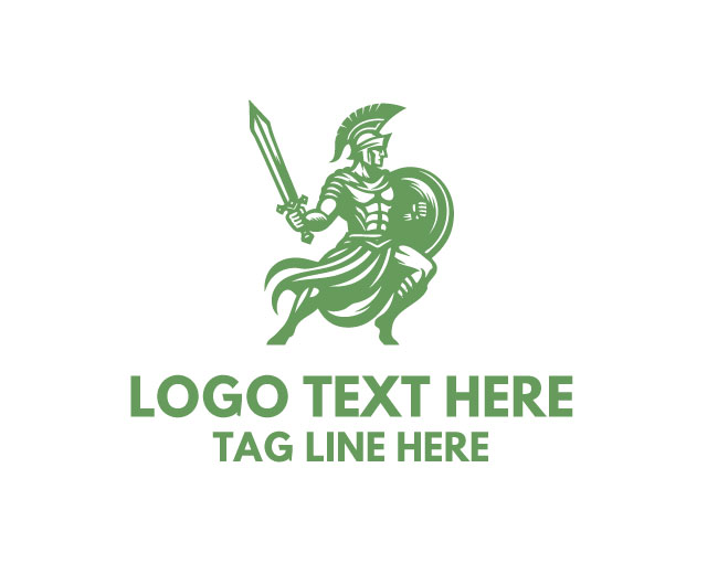 Ancient Warrior Battle Spirit Logo