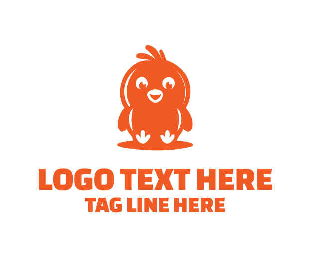 Cute Baby Chick Logo
