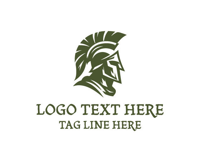 Ancient Warrior Battle Hero Logo