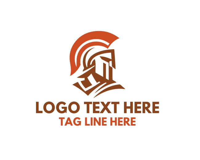  Ancient Warrior Fighting Power Logo
