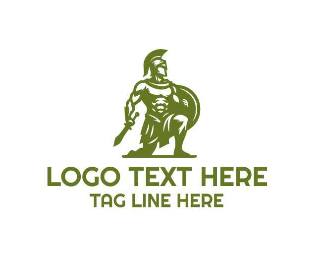 Ancient Warrior War Leader Logo