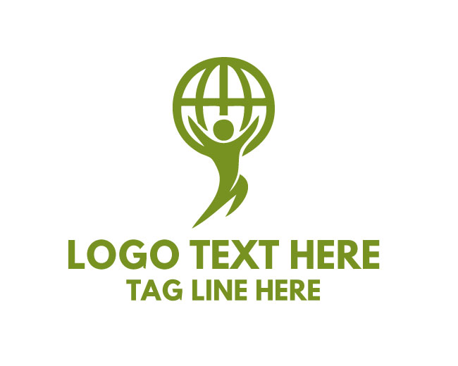 Atlas Globe Earth Navigation Logo