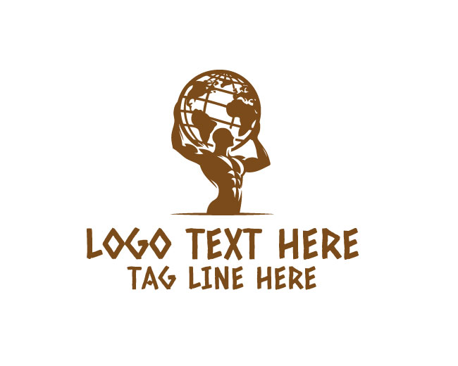  Atlas Globe Travel Agency Logo