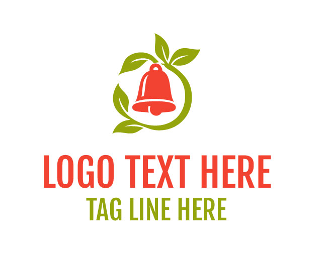 Leaf Floral Bell Logo
