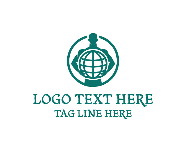 Atlas Globe World Map Logo