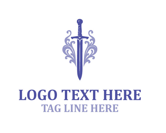 Knight Sword Logo