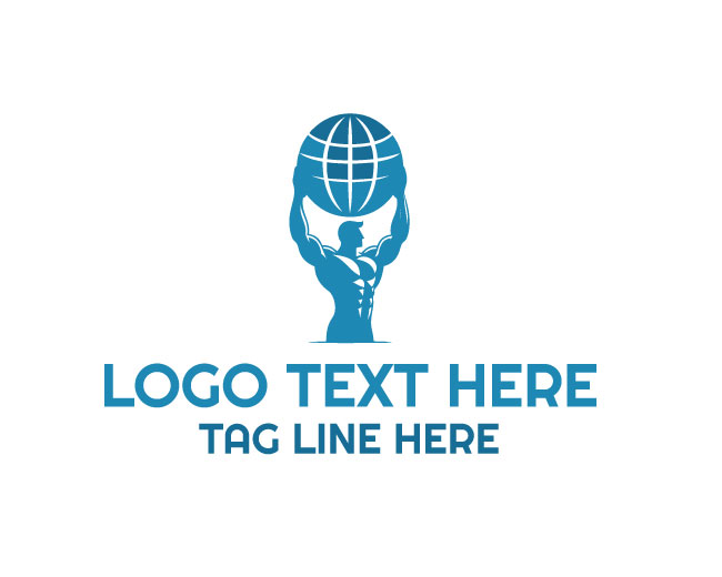 Atlas Globe Travel World Logo