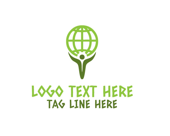 Atlas Globe Earth Business Logo