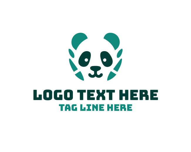Panda Clean Design Logo logo template preview