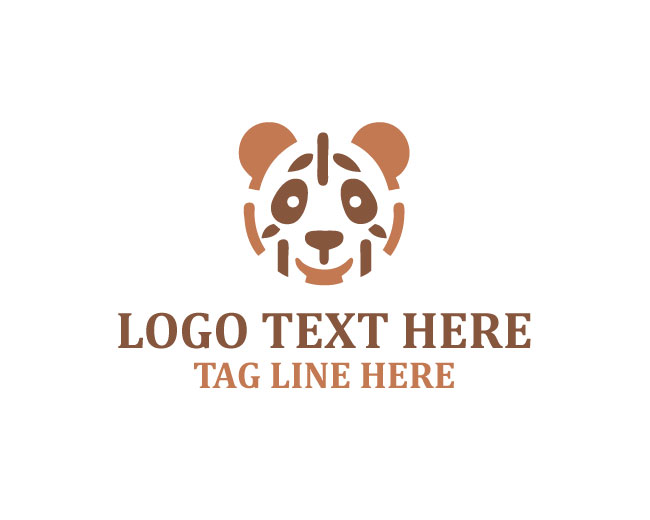 Panda Face Logo