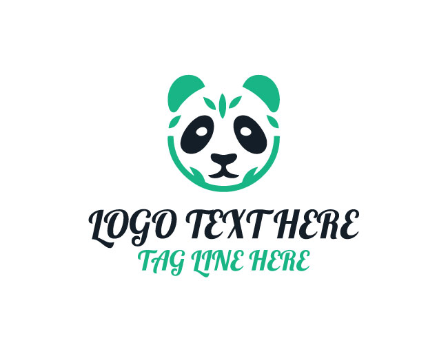 Minimalist Panda Logo