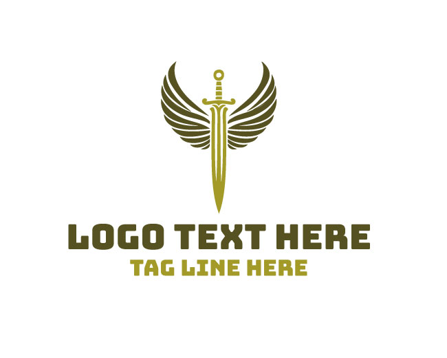 Wings Sword Logo