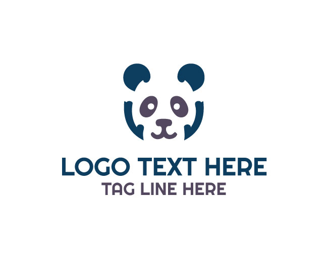 Panda Icon Logo