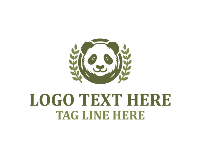 Panda laurel Logo