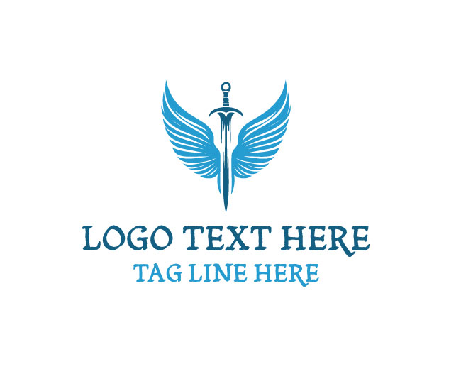 Wings Sword Logo