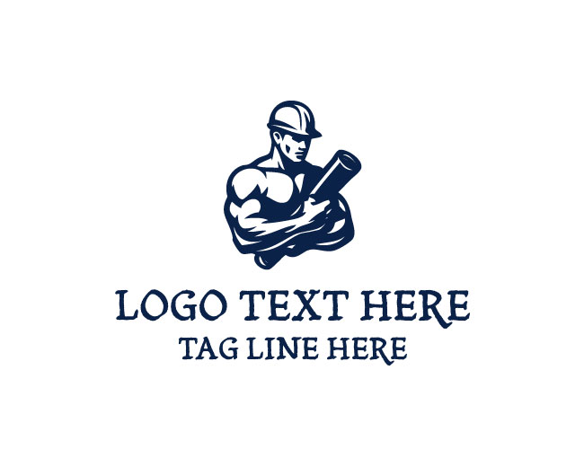 Construction Worker Logo