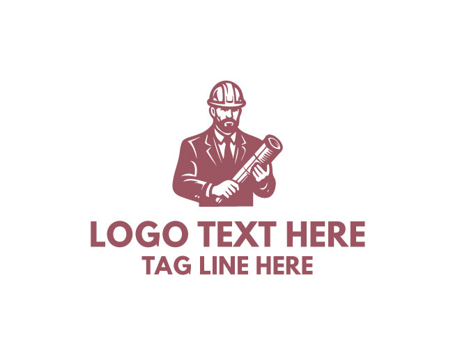 Construction Worker Urban Logo