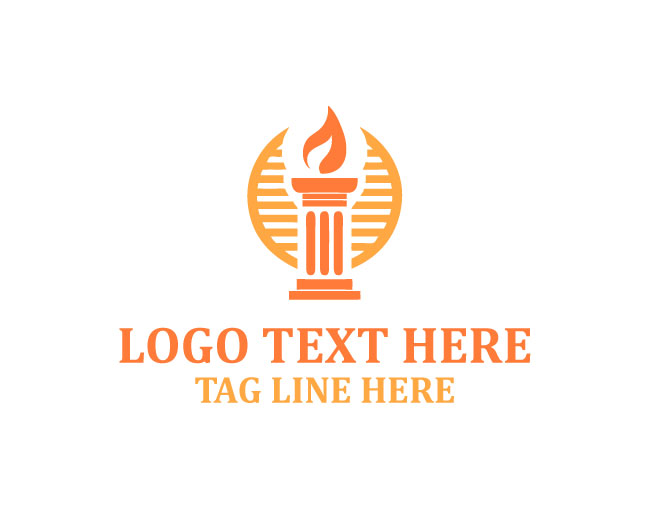 Classic Pillar Torch Logo