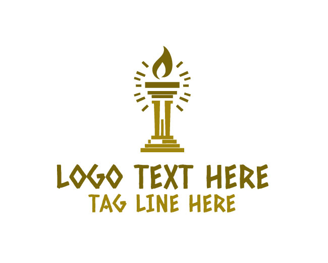 Classic Pillar Torch Mark Logo