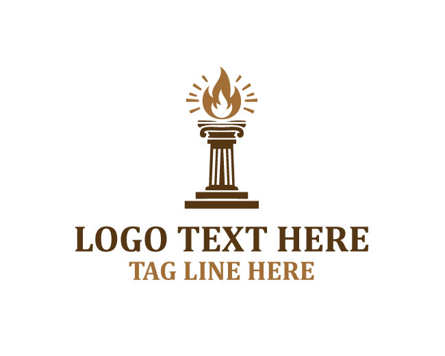 Noble Pillar Torch Logo